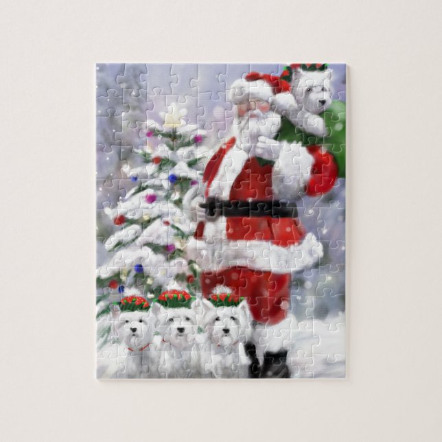 Puzzle Les aides de Père Noël (Vertical)