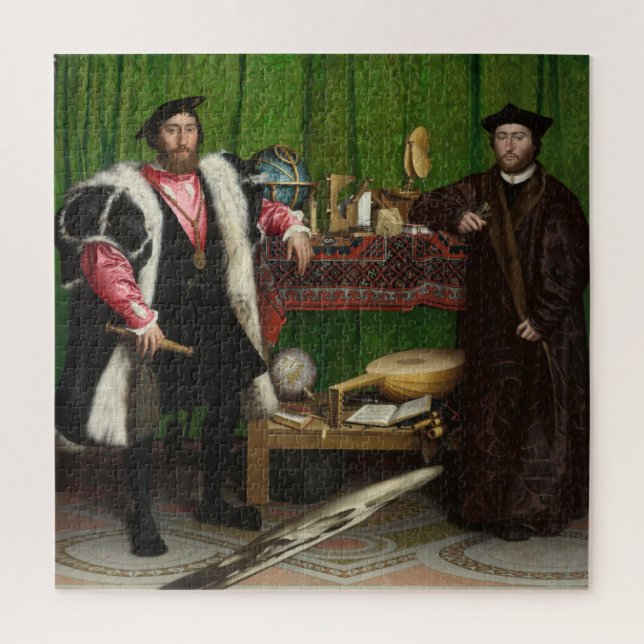 Puzzle Les Ambassadeurs, Holbein le Jeune (Vertical)
