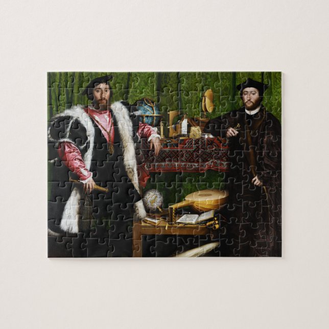 Puzzle Les ambassadeurs par Hans Holbein le plus jeune (Horizontal)
