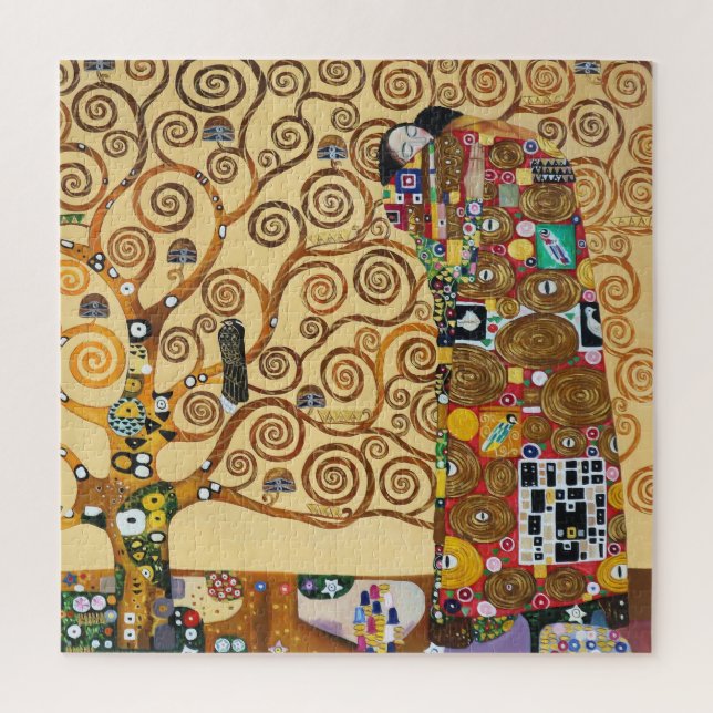 Puzzle Les amoureux dans l'arbre de vie | Gustav Klimt | (Vertical)