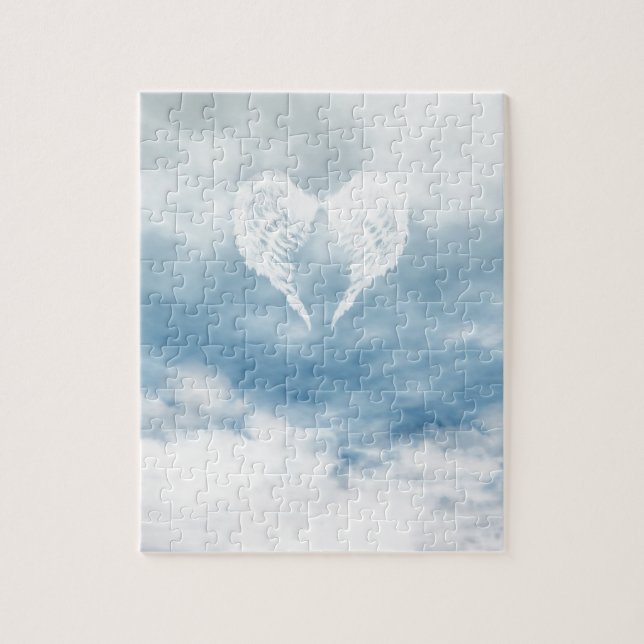 Puzzle Les Anges du ciel bleu nuageux (Vertical)