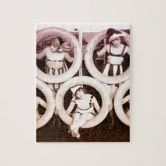 Puzzle Les années 1920 de filles de Firestone (Vertical)