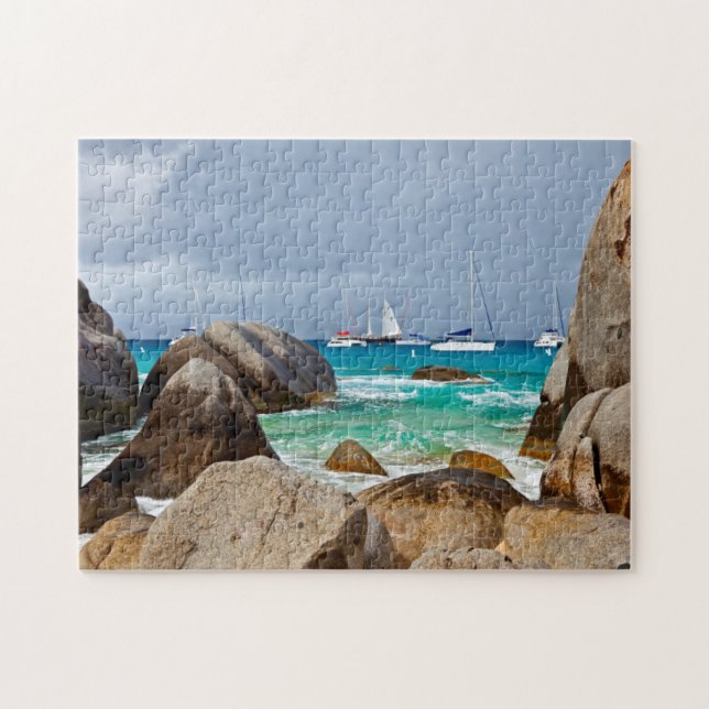 Puzzle Les Bains, Virgin Gorda, îles Vierges britanniques (Horizontal)
