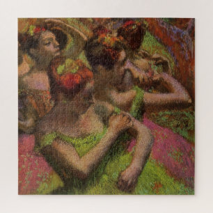 Puzzle Les ballerines ajustant leurs robes (Edgar Degas)