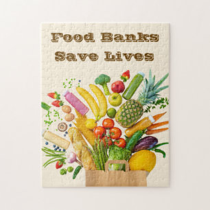 Puzzle Les banques alimentaires sauvent des vies