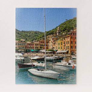 Puzzle Les bateaux de Portofino, Italie - 16 x 20 pouces