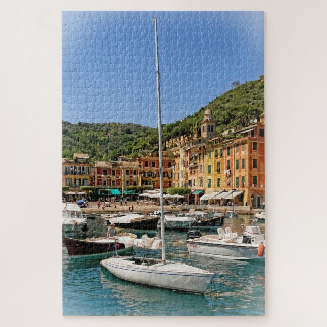 Puzzle Les Bateaux de Portofino, Italie - 20 x 30 pouces (Vertical)