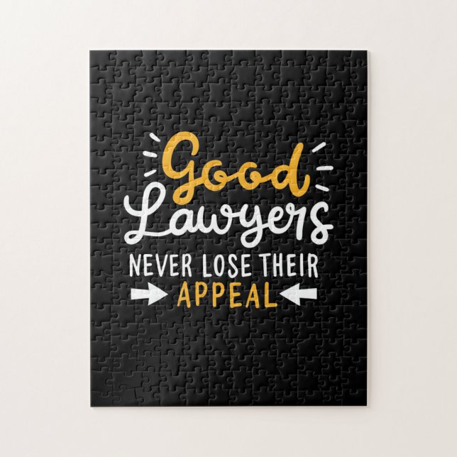 Puzzle Les Bons Avocats Ne Perdent Jamais Leur Appel (Vertical)