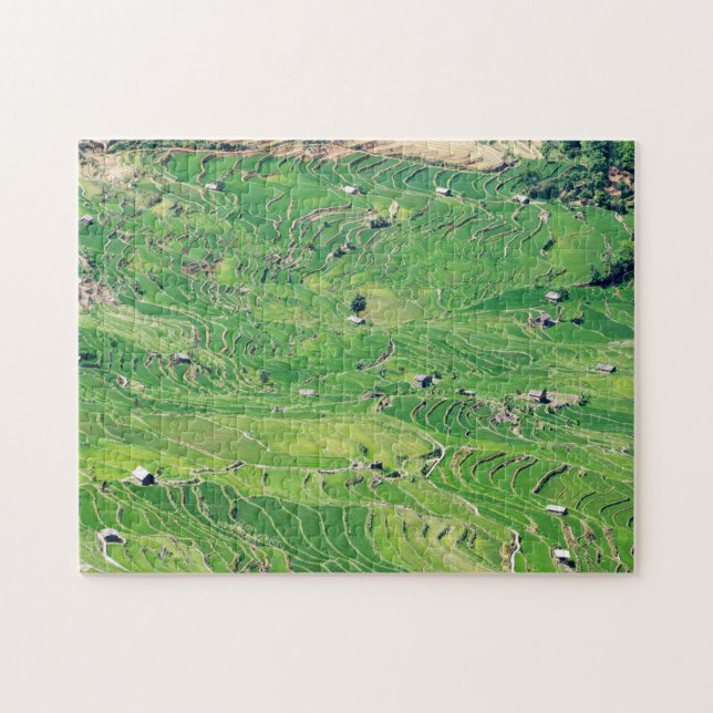 Puzzle Les célèbres terrasses de riz yuanyang - Yunnan, C (Horizontal)