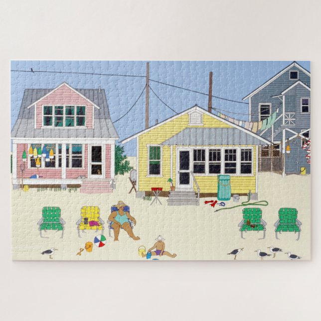Puzzle Les chalets de plage (Horizontal)