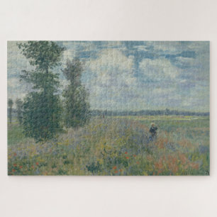 Puzzle Les champs de coquelicots de Claude Monet près d'A