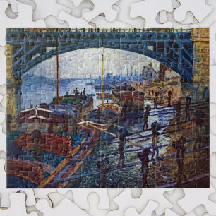 Puzzle Les Charbonniers par Claude Monet