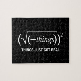 Puzzle les choses sont juste devenues vraies