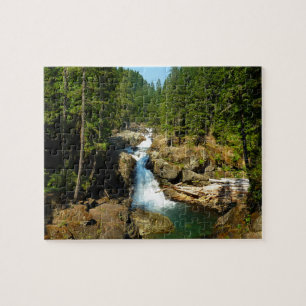 Puzzle Les chutes d'argent au parc national du Mont Raini