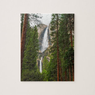 Puzzle Les chutes de Yosemite dans la forêt