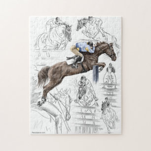 Puzzle Les clôtures des Chevaux de cavalier Montage