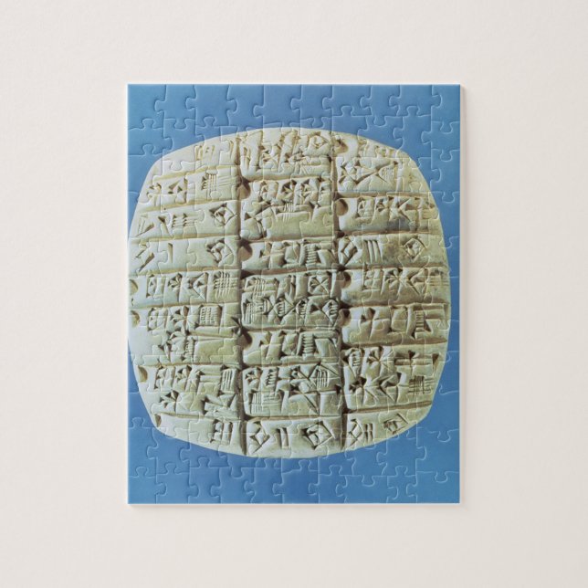 Puzzle Les comptes ajournent avec le manuscrit (Vertical)