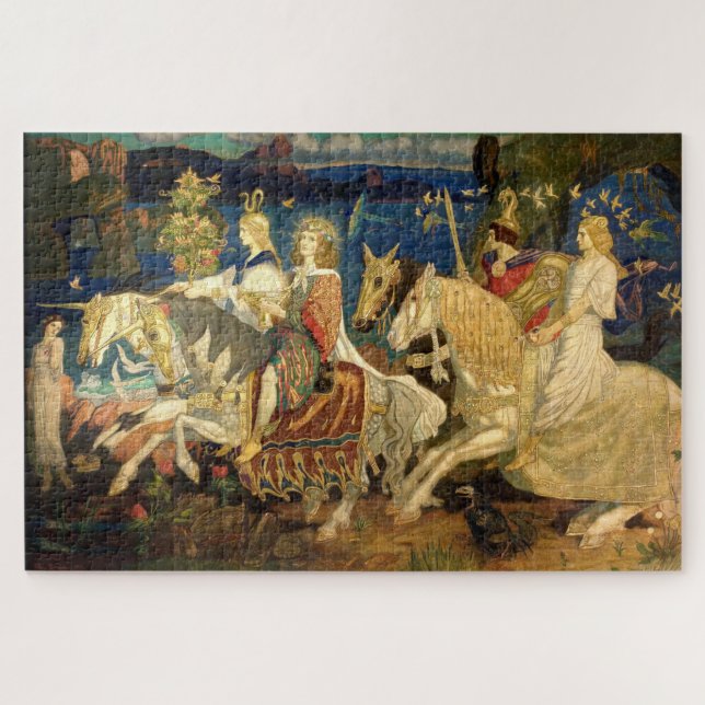 Puzzle Les coureurs de l'art de la renaissance celtique d (Horizontal)