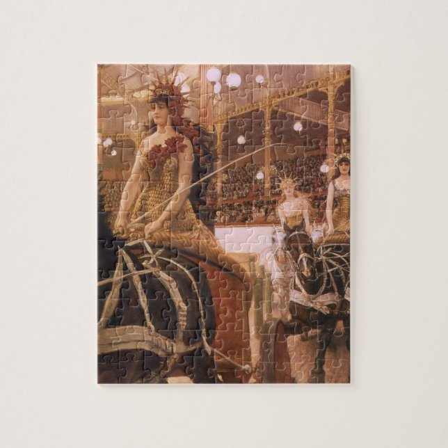 Puzzle Les dames des voitures (alias Circus) de James Tis (Vertical)