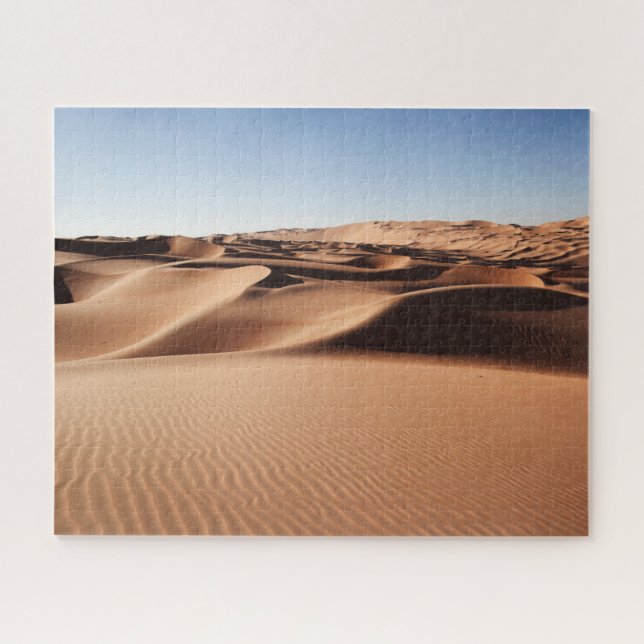 Puzzle Les déserts | Dunes de sable des Émirats arabes un (Horizontal)