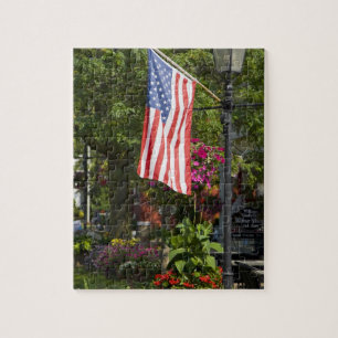 Puzzle Les Etats-Unis, New York, Lewiston. Drapeau
