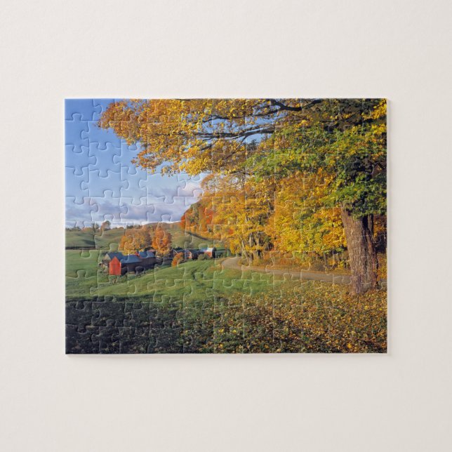 Puzzle Les Etats-Unis, Vermont, ferme de Jenne. La chute (Horizontal)