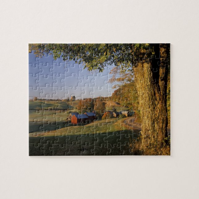 Puzzle Les Etats-Unis, Vermont, Woodstock du sud, ferme (Horizontal)