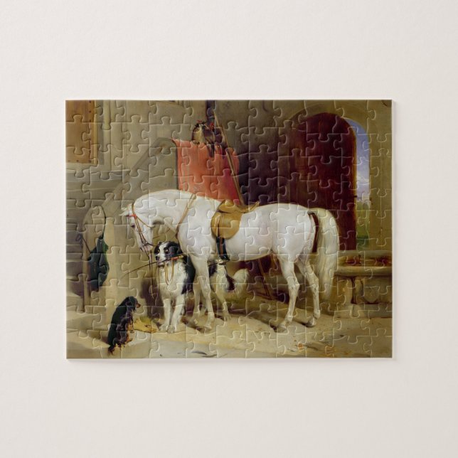 Puzzle Les Favoris de Prince George (huile sur toile) (Horizontal)