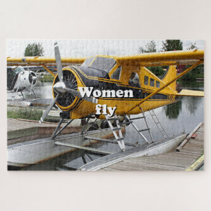 Puzzle Les femmes volent : hydravion, Lake Hood, Alaska