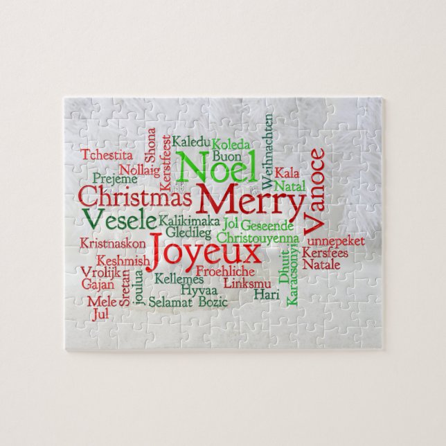 Puzzle Les Fêtes De Noël Dans Le Monde Entier (Horizontal)