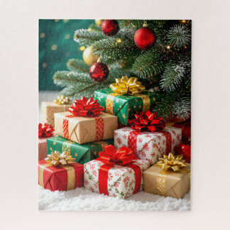 Puzzle Les fêtes de Noël sous l'arbre