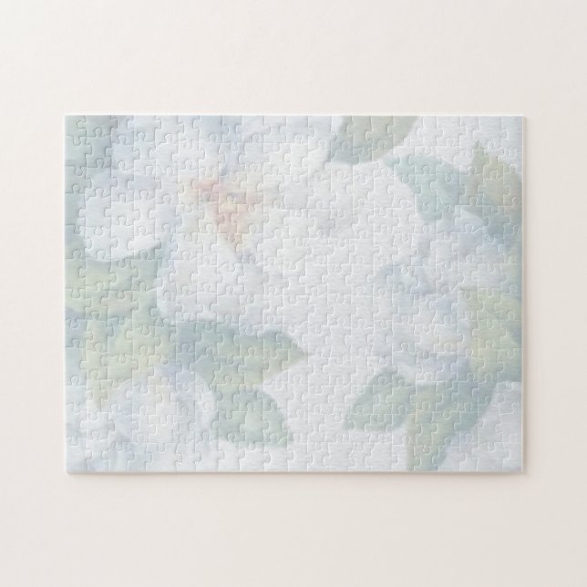 Puzzle Les fleurs de bois blanc de Merci (Horizontal)