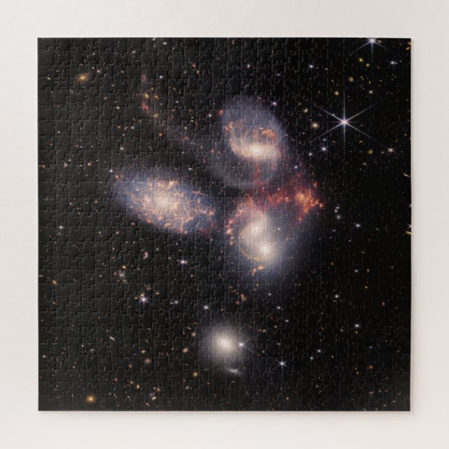 Puzzle Les galaxies quintette de Stephan | JWST (Vertical)