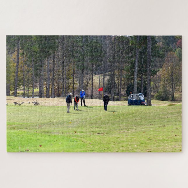 Puzzle Les golfeurs mettent du vert (Horizontal)