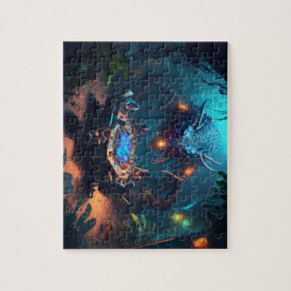 Puzzle Les héros dans le mystère