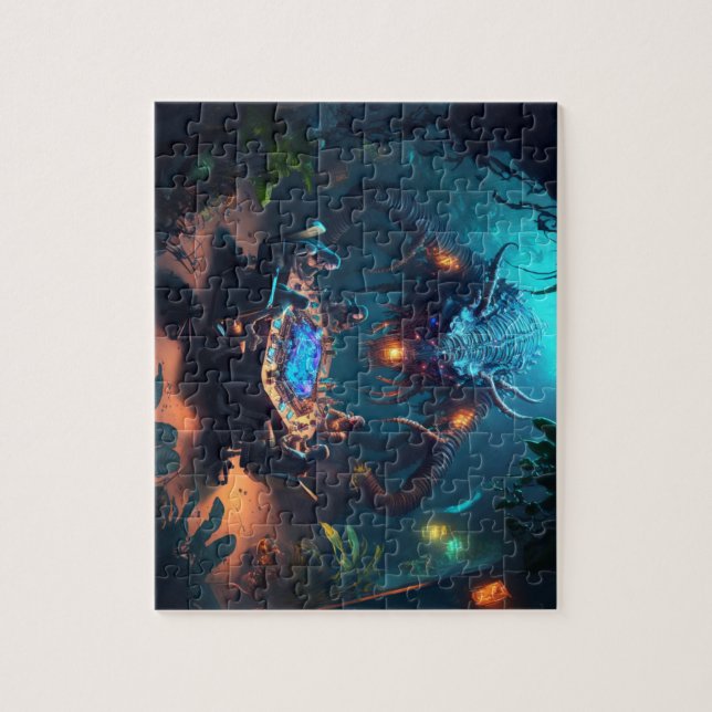 Puzzle Les héros dans le mystère (Vertical)