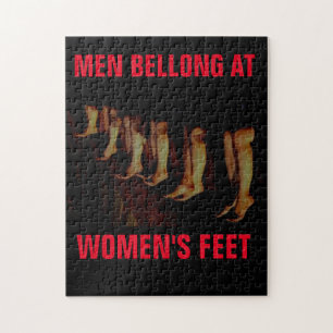 PUZZLE LES HOMMES APPARTIENNENT AUX PIEDS DES FEMMES