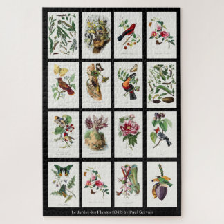 Puzzle Les Jardins des Plantes Illustrations Vintages 002