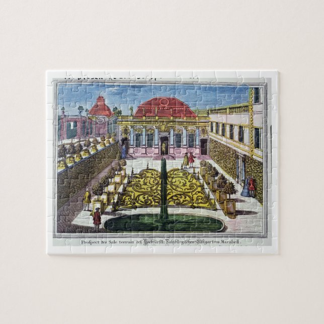 Puzzle Les jardins du parc de mirabelle, Salzbourg, Austr (Horizontal)