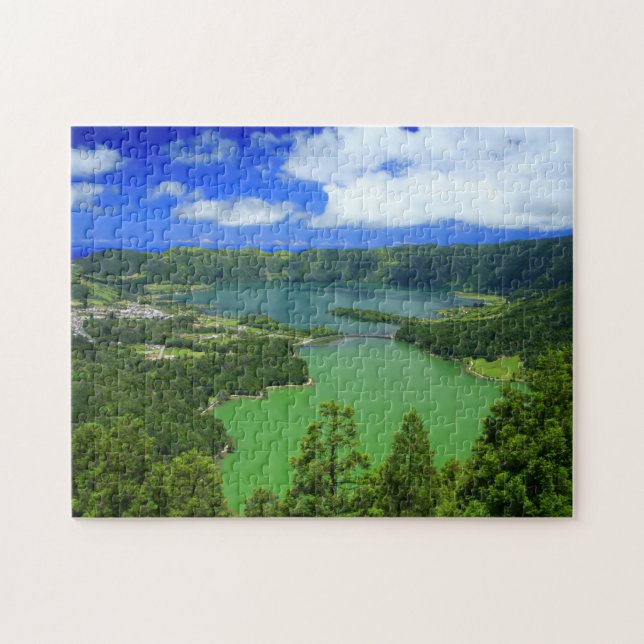 Puzzle Les lacs de Sete Cidades (Horizontal)