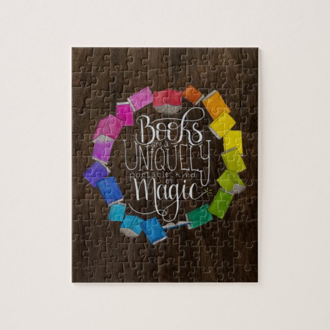 Puzzle Les livres sont magiques (Vertical)