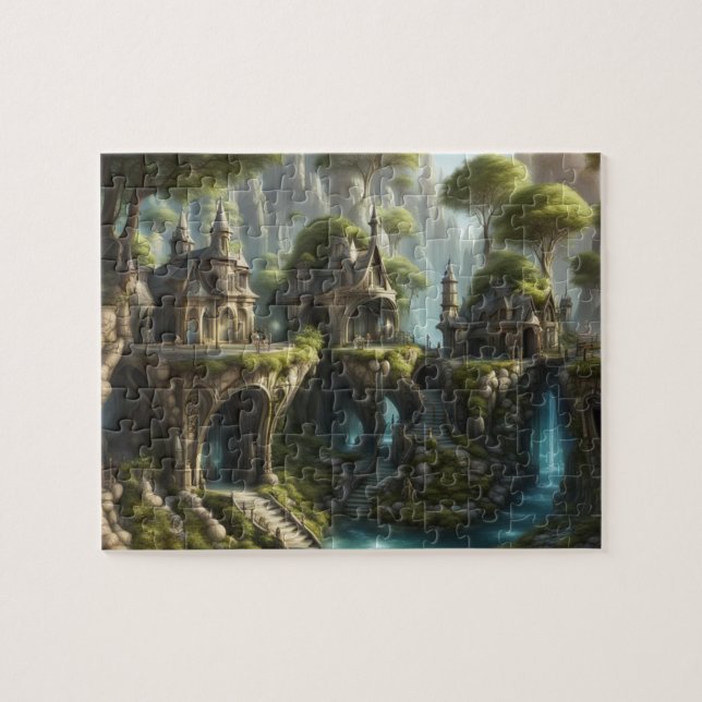 Puzzle Les Mondes Elfes  (Horizontal)