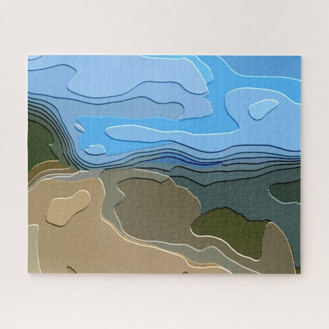 PUZZLE LES MONTAGNES (Horizontal)