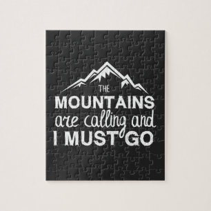Puzzle Les Montagnes Appelent Et Je Dois Y Aller