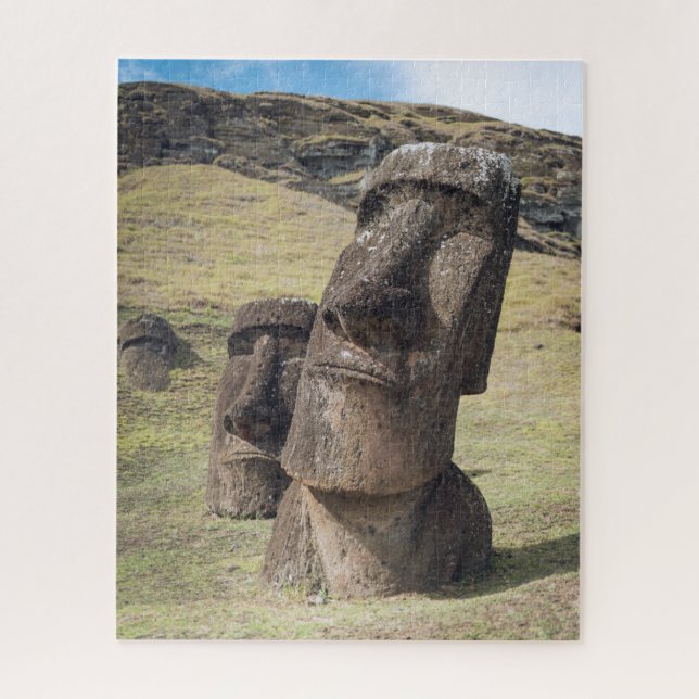Puzzle Les monuments | Île de Pâques, Chili (Vertical)