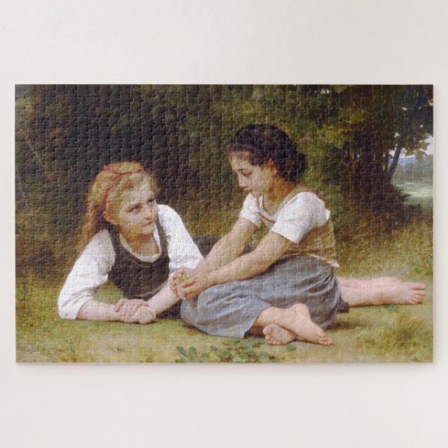 Puzzle Les Noisettes : Les jeunes filles ramassent les no (Horizontal)