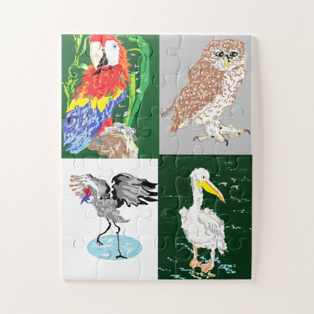 Puzzle : Les oiseaux (Vertical)