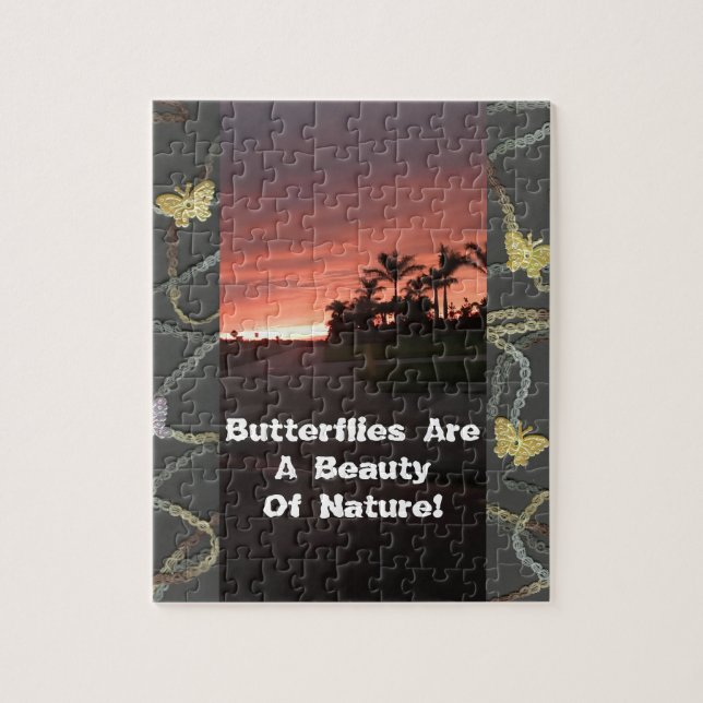 Puzzle Les Papillons Sont Une Beauté (Vertical)
