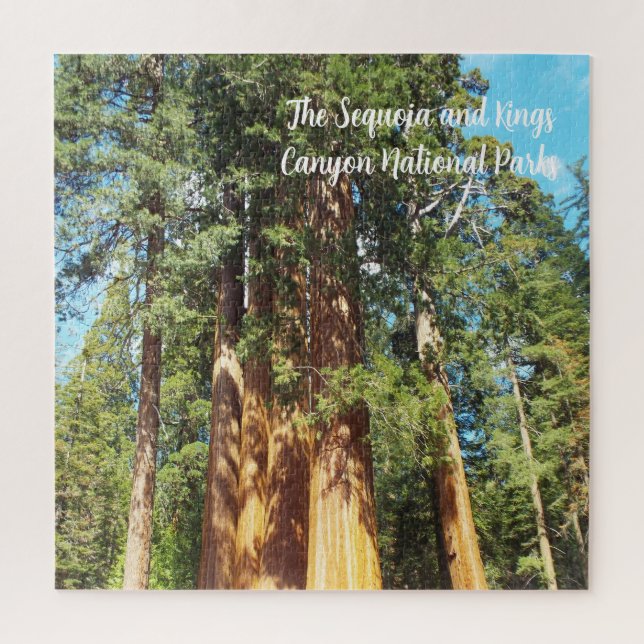 Puzzle Les parcs nationaux de Sequoia et Kings Canyon (Vertical)