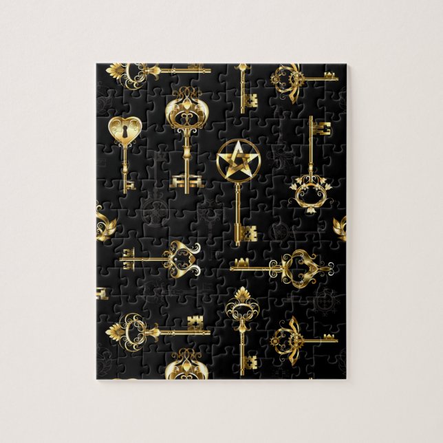 Puzzle Les Patters de Seamless avec Golden Keys (Vertical)